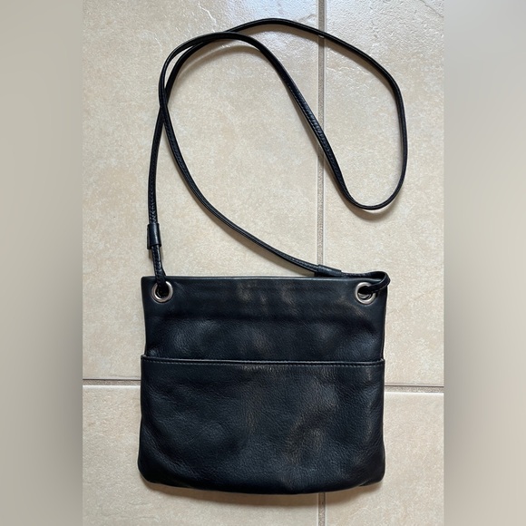 margot Handbags - Margot Women’s Genuine Leather Small Crossbody Bag Black EUC